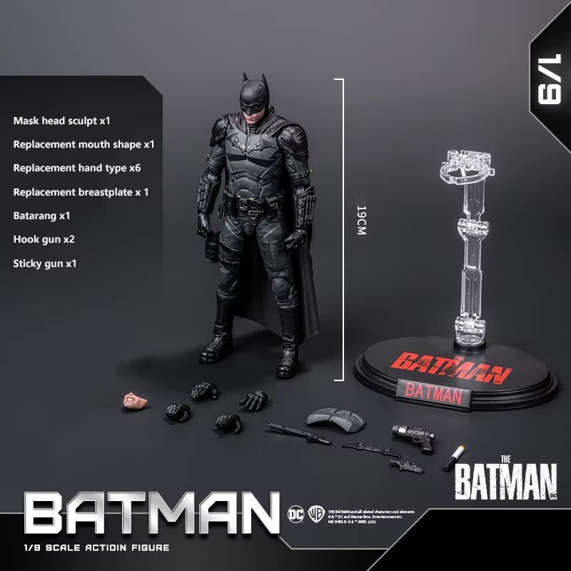 DC Figure Series 2022 New Batman Modelno Real Head Sculpt 1/9 Scale Action Figures Collect Ornaments Boy Birthday Gifts