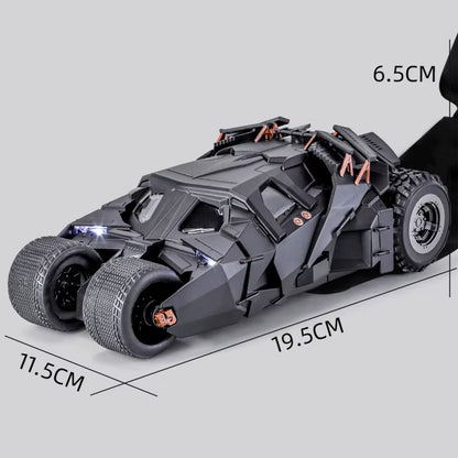 1:24 Batmobile Tumbler the Dark Knight Batman Alloy Scale Car Model Diecast Metal Sound＆Light Collection Children Toy Car Gifts